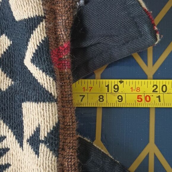 SEPPE Vintage Vest Size Large Cropped Aztec Southwestern Print 80s Trible Casual - Picture 9 of 11